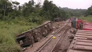 Descarrilamiento de tren en República Democrática del Congo dejó al menos 50 muertos. Foto: El Nacional/referencial