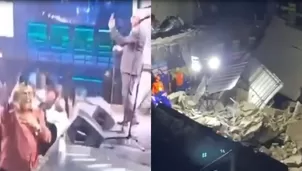 Se desplomó techo de discoteca en pleno concierto en República Dominicana / Video: Instagram / El Gordo y la Flaca 
