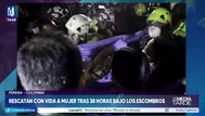 Rescatan a mujer tras 38 horas por terremoto en Colombia