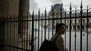 Museo Louvre permanece cerrado. Foto: AFP