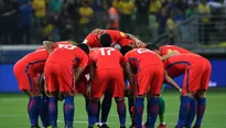 Selección chilena de fútbol perdió ante Brasil en Eliminatorias. Foto: AFP