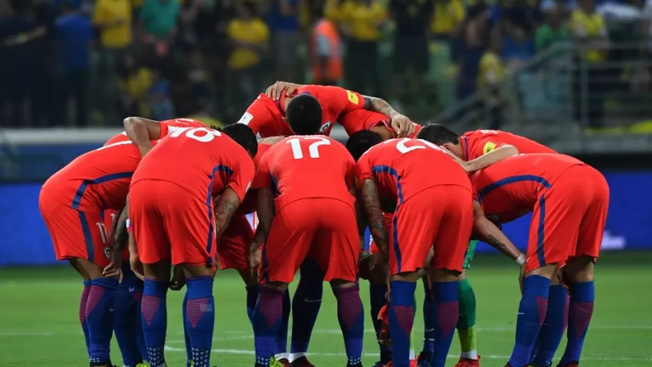 Selección chilena de fútbol perdió ante Brasil en Eliminatorias. Foto: AFP