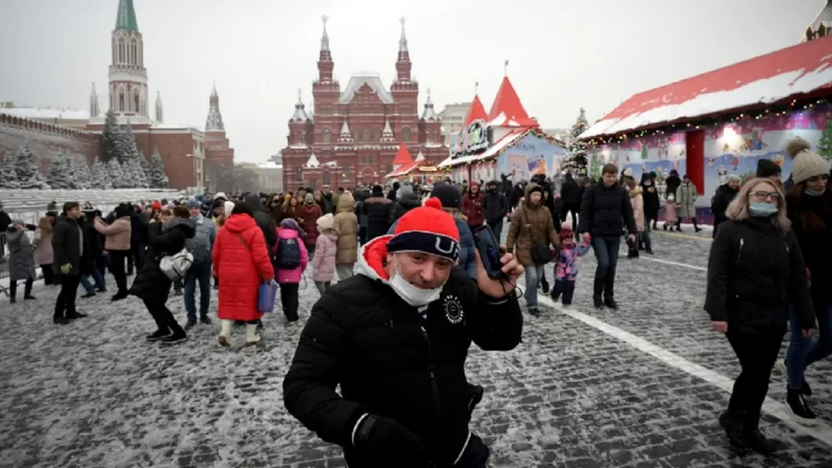 Rusia detecta un caso de la variante británica del coronavirus. Foto: AFP referencial