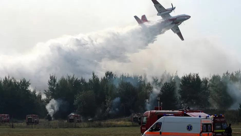 Avión ruso. (Vía: AFP)