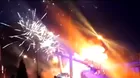 Rusia: Un incendio se registró en una tienda de fuegos artificiales