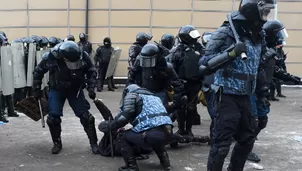 Rusia: La Policía detiene a más de 4400 personas en protestas en favor de Alexéi Navalny. Foto: AFP