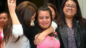 El Salvador: absuelven a Evelyn Hernández, la mujer acusada del homicidio de su bebé. Foto: AFP