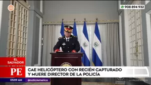 Capturado y director de la Policía de El Salvador murieron en accidente aéreo. Foto y video: América Noticias