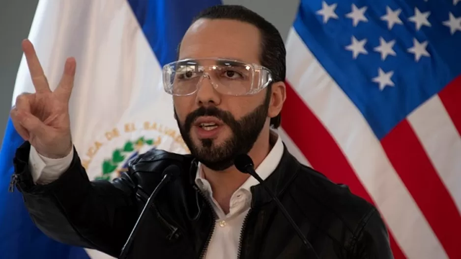 Nayib Bukele, presidente de El Salvador. Foto: AFP referencial