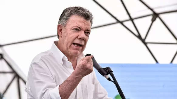 Juan Manuel Santos, presidente de Colombia. Foto: AFP / Presidencia Colombia