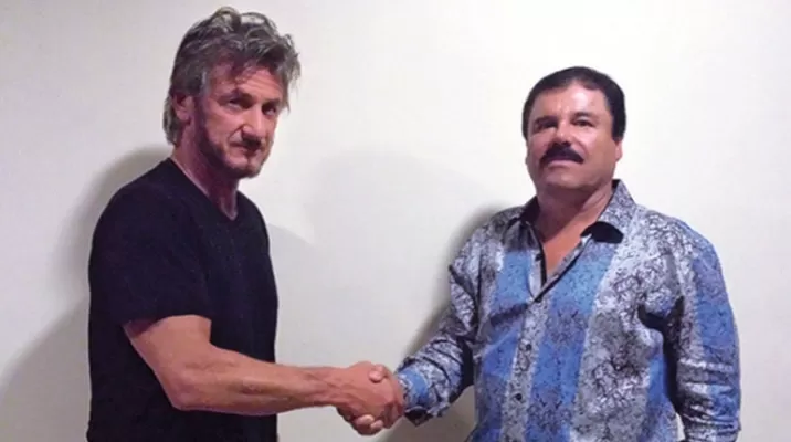Sean Penn y 'El Chapo' Guzmán en entrevista. Foto: Rolling Stone Sean Penn y 'El Chapo' Guzmán en entrevista. Foto: Rolling Stone