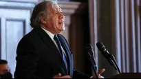 Luis Almagro: Señor Pedro Castillo usted representa lo más profundo de su país. Foto: AFP