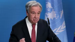 Antonio Guterres, secretario general de la ONU. Foto: AFP