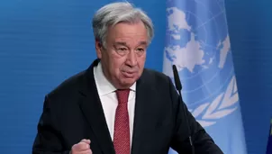 Antonio Guterres, secretario general de la ONU. Foto: AFP