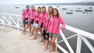 Seis mujeres reman 8.000 km desde Lima hasta la Polinesia francesa para unir Sudamérica. Fuente: AFP