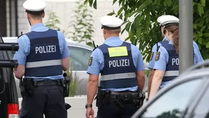 Agentes de la Policía alemana. Foto: AFP