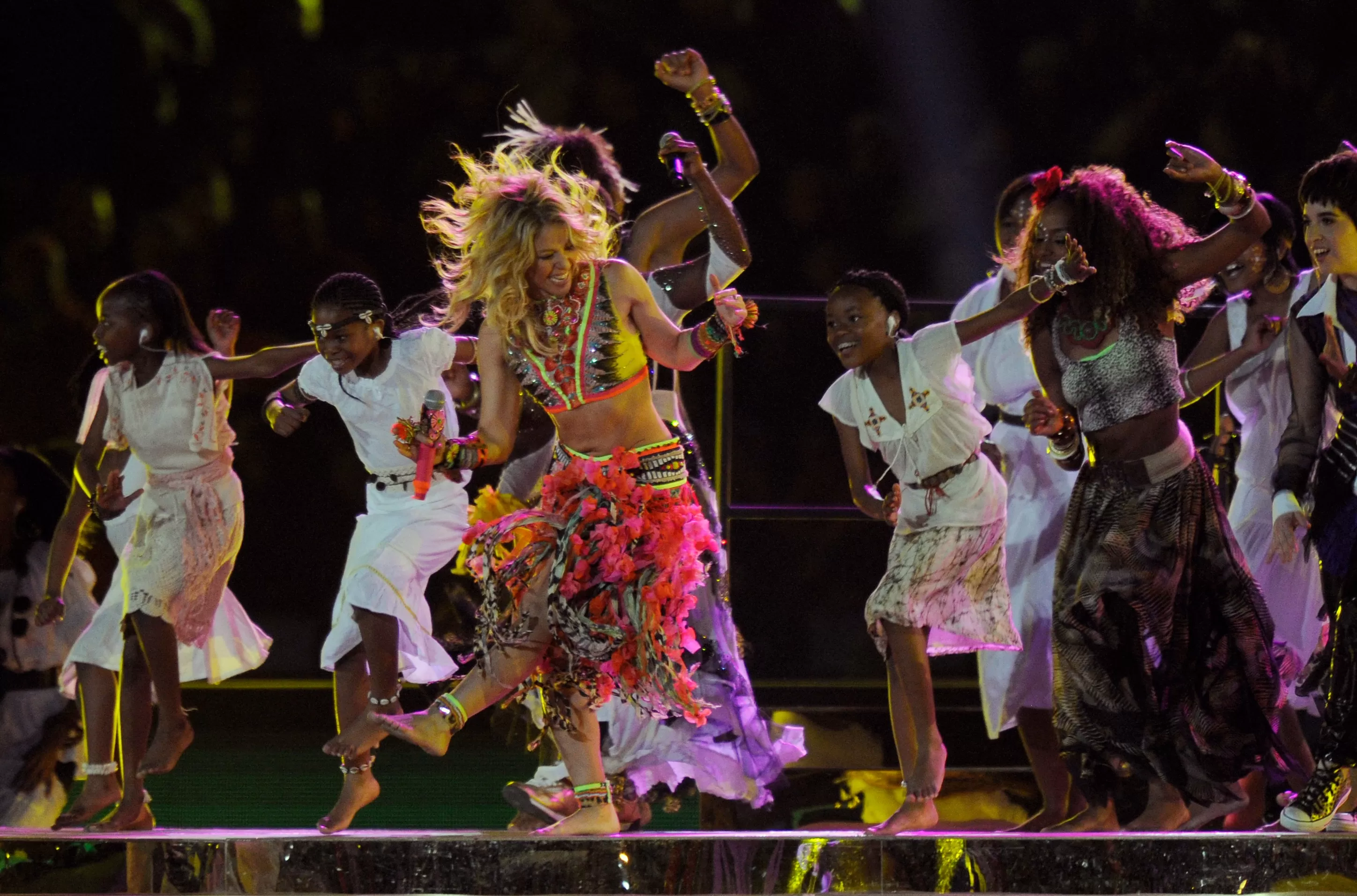 Shakira en Sudáfrica 2010 | Imagen: AFP