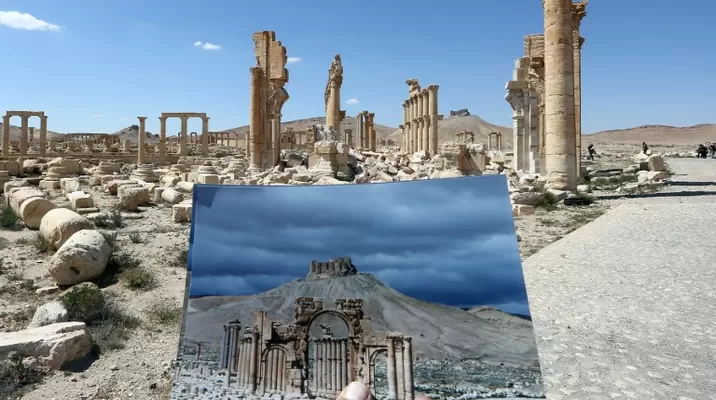Estado Islámico destruyó la ciudadela de Palmira, en Siria. Foto: AFP. Estado Islámico destruyó la ciudadela de Palmira, en Siria. Foto: AFP.