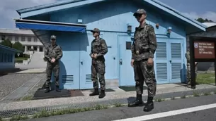 Soldado de Corea del Norte cruza la frontera para desertar a Corea del Sur. Foto: AFP/referencial