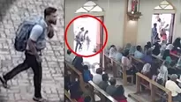 Sri Lanka: el momento en que terrorista suicida llega a iglesia antes de atentado. Foto: captura