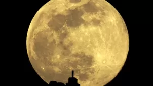 La &quot;superluna de gusano&quot; o la luna llena de marzo se ver&aacute; este mi&eacute;rcoles 20 de marzo. Foto: EFE