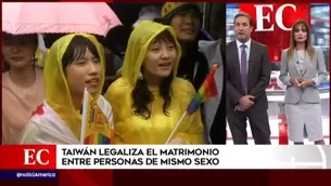 Taiwán legaliza el matrimonio entre personas del mismo sexo y marca un hito en Asia. Foto: América Noticias