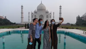 Taj Mahal reabre en India pese al aumento de casos de COVID-19. Foto: AFP