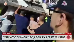 Terremoto de 7.4 en Colombia deja más de 130 muertos/ Video y Foto: América Noticias