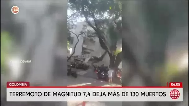 Terremoto en Colombia deja más de 130 muertos/ América Noticias Terremoto en Colombia deja más de 130 muertos/ América Noticias