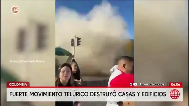 Un terremoto en Colombia de magnitud 7.4 dejó más de 130 muertos, 550 heridos y daños/ América Noticias Un terremoto en Colombia de magnitud 7.4 dejó más de 130 muertos, 550 heridos y daños/ América Noticias