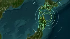 Sismo 7.6 en Japón genera alerta de tsunami en la costa norte. Foto y video: Canal N