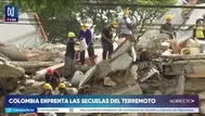 Terremoto en Colombia: anuncian obras y rige alerta roja
