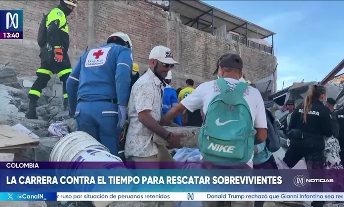 Terremoto en Colombia: así va búsqueda de sobrevivientes - América TV