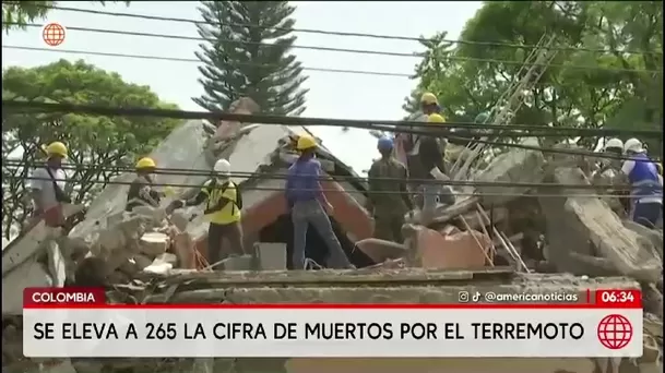 Un terremoto en Colombia dejó 265 muertos y 496 desaparecidos/ América Noticias Un terremoto en Colombia dejó 265 muertos y 496 desaparecidos/ América Noticias
