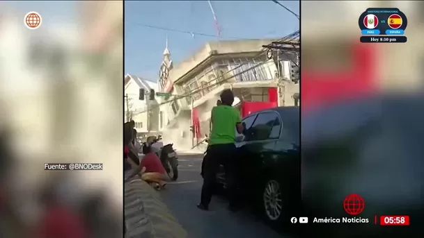 Se registró un terremoto de 7.8 en Filipinas / América Noticias Se registró un terremoto de 7.8 en Filipinas / América Noticias