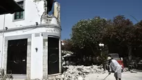 Sismo en la isla griega de Kos dejó dos turistas muertos. Video y foto: AFP