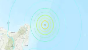 Terremoto de magnitud 6.9 sacude Nueva Zelanda y se emite alerta de tsunami. Foto: USGS