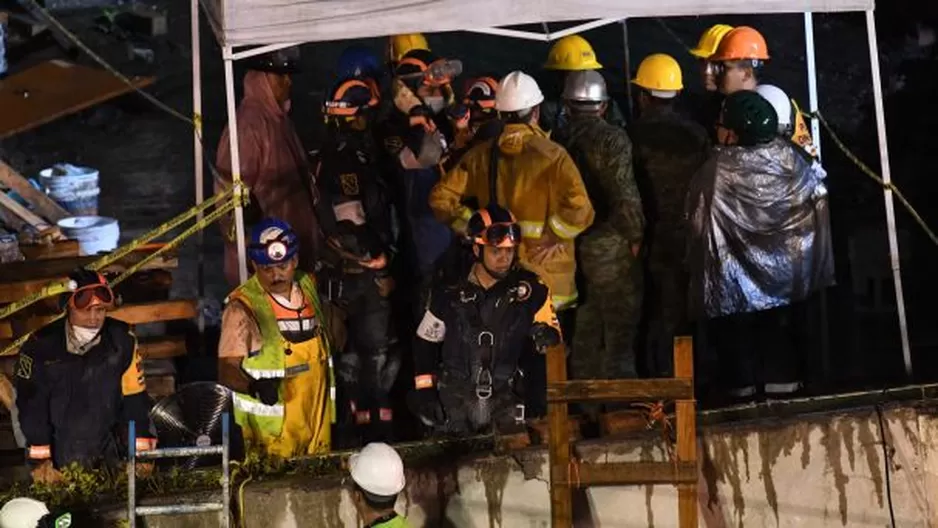 Terremoto en México. Foto: AFP