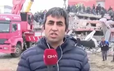 Terremoto en Turquía: Réplica ocurre durante despacho de periodista y todos entran en pánico - Noticias de miraflores