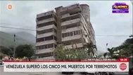 Terremotos en Venezuela dejan más de 5 mil muertos y miles de damnificados