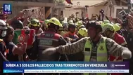 Terremotos en Venezuela: número de fallecidos aumenta a 3535