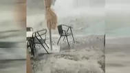 Inundaciones y destrozos por fuerte lluvia y granizo en Tarragona