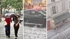 Tormenta con granizo paraliza el Metro y sorprende a Francia