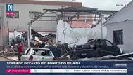 Tornado arrasó ciudad en Brasil y dejó seis personas fallecidas