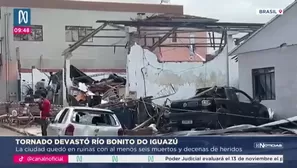 Tornado arrasó ciudad en Brasil y dejó seis personas fallecidas/ Canal N