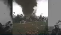 El tornado sucedió en horas de la mañana cuando se registraron los vientos más fuertes. / Video: Canal N