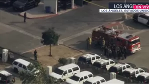 Tragedia en Los Ángeles: tres agentes mueren por explosión. Foto y video: Canal N