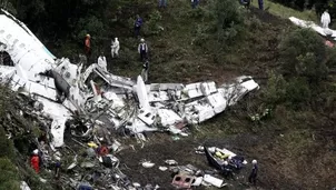 El avión del Chapecoense volaba con el combustible al límite y con exceso de peso. Foto: Twitter/Video: América Noticias