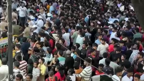 India: 11 muertos por estampida tras partido de cricket. Foto y video: Canal N