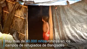 El trágico destino de los niños rohinyá. Video: AFP